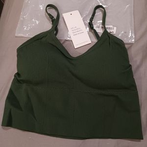 NEW! Padded Tank Bra Sz Lg/XL